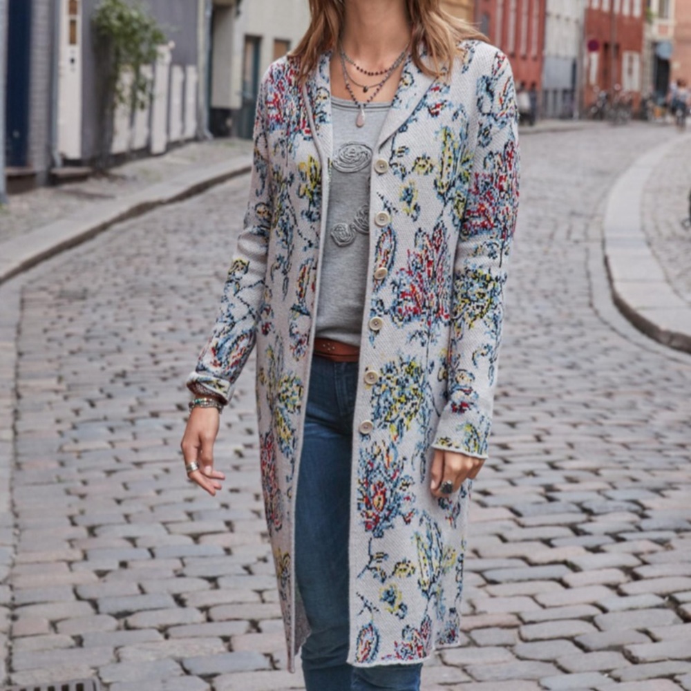 Sundance Multicolor Floral Cardigan